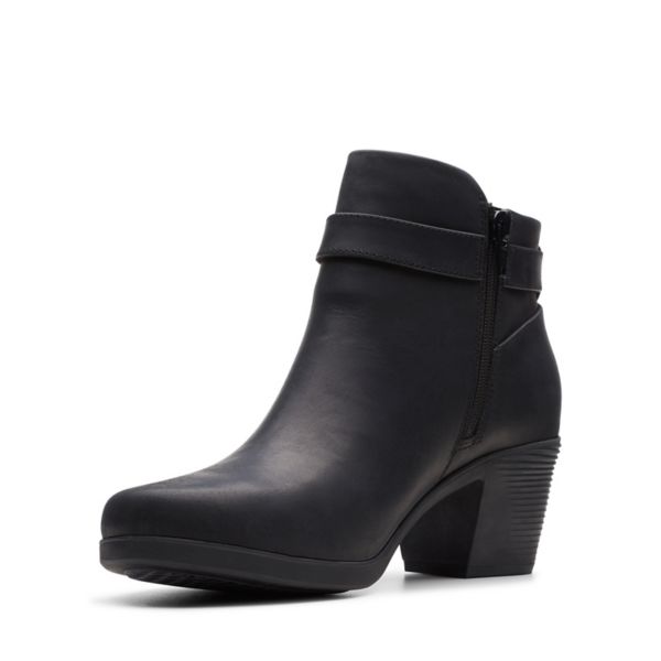 Clarks Womens Un Lindel Lo Ankle Boots Black | UK-274981